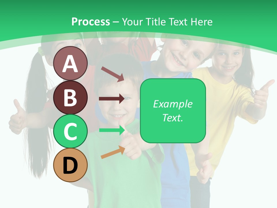 Education Girl Adorable PowerPoint Template