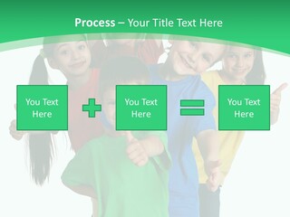 Education Girl Adorable PowerPoint Template