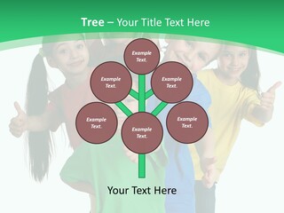 Education Girl Adorable PowerPoint Template