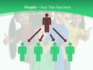 Education Girl Adorable PowerPoint Template