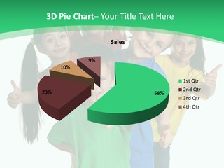 Education Girl Adorable PowerPoint Template
