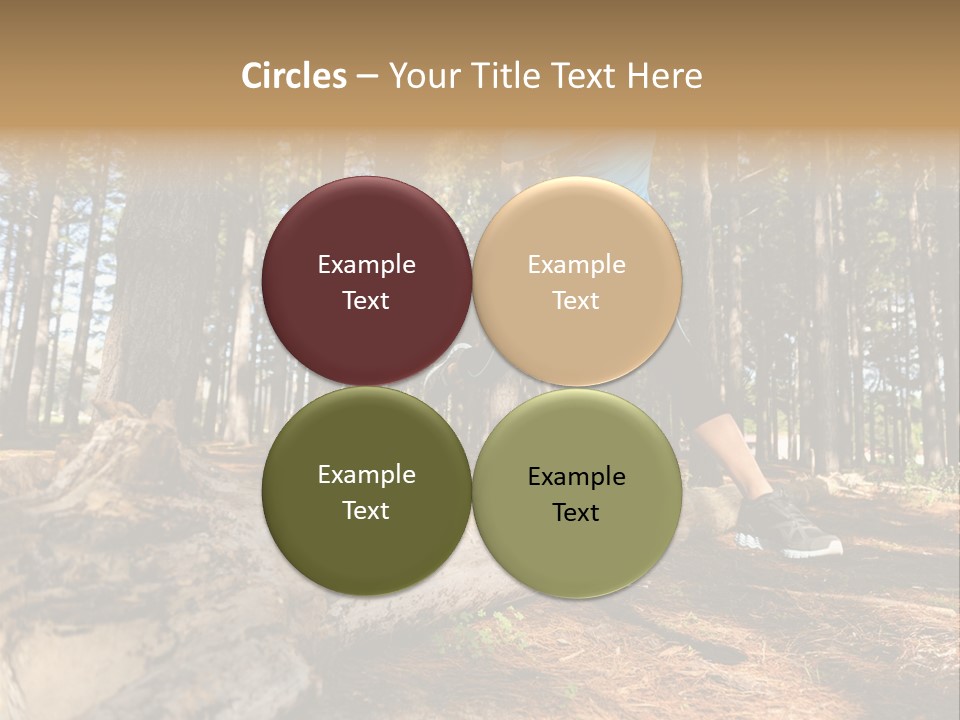 Jump Run Wellbeing PowerPoint Template