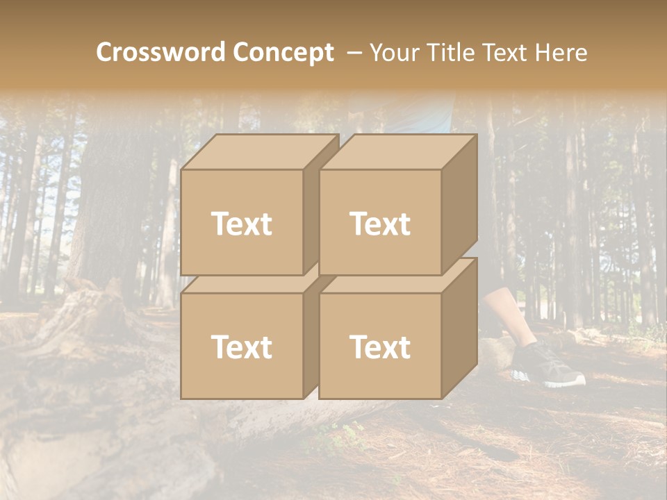 Jump Run Wellbeing PowerPoint Template