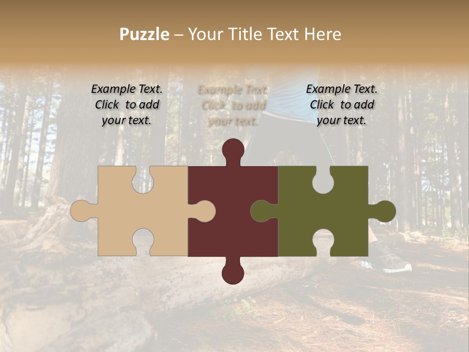 Jump Run Wellbeing PowerPoint Template