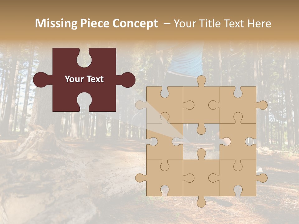 Jump Run Wellbeing PowerPoint Template