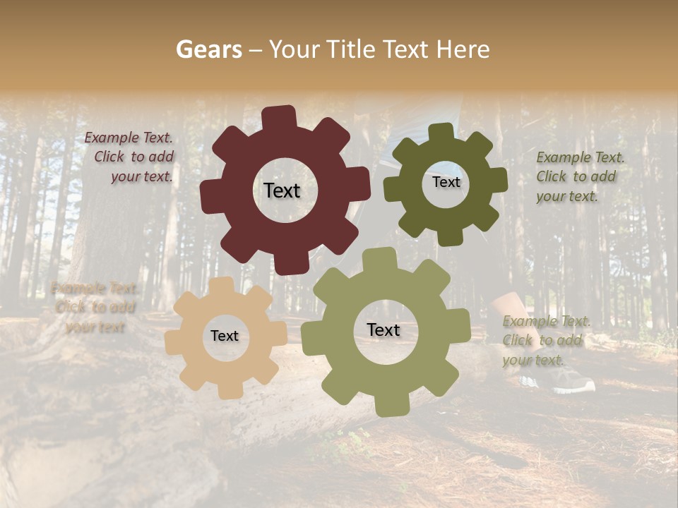 Jump Run Wellbeing PowerPoint Template