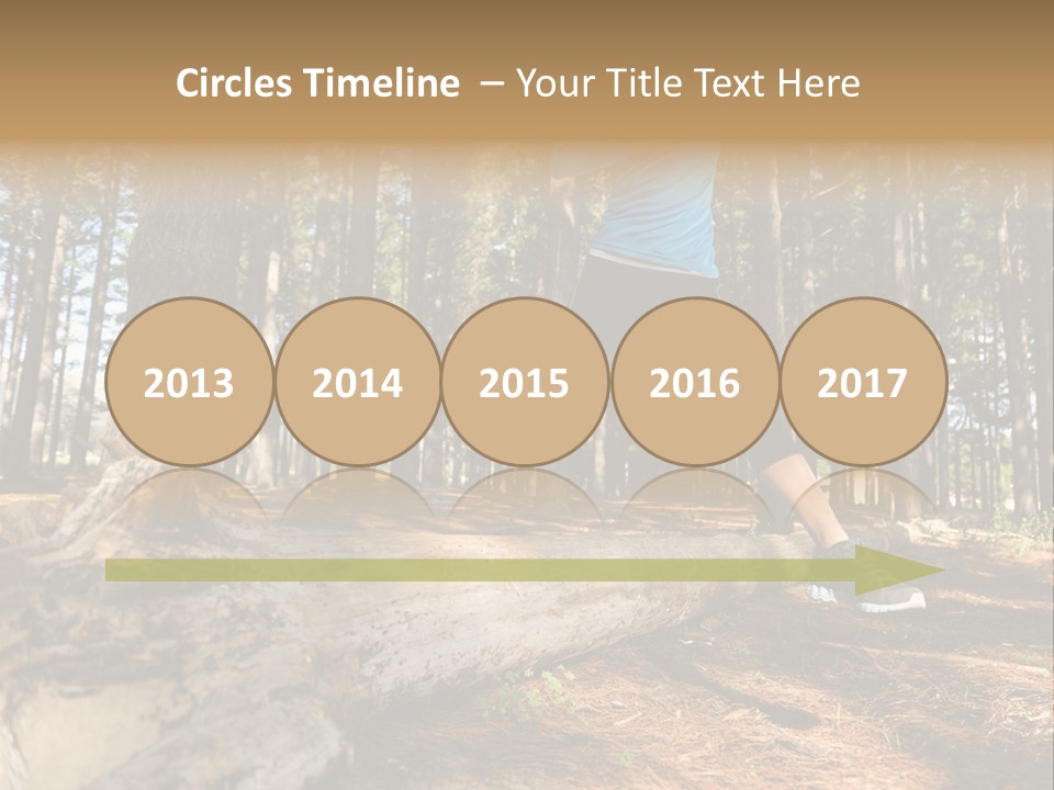 Jump Run Wellbeing PowerPoint Template