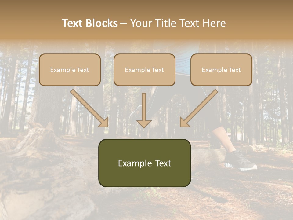 Jump Run Wellbeing PowerPoint Template