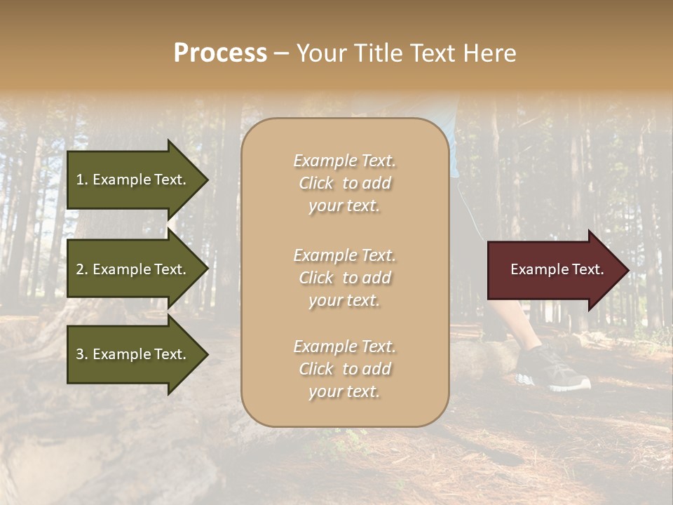 Jump Run Wellbeing PowerPoint Template