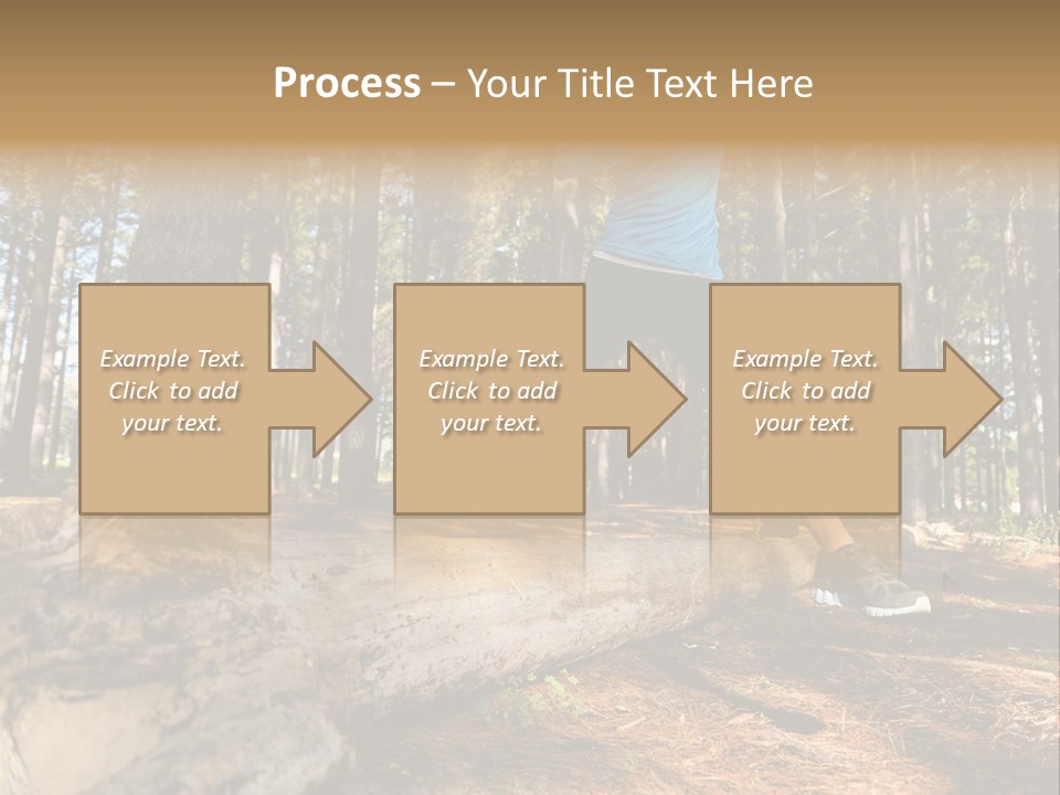 Jump Run Wellbeing PowerPoint Template