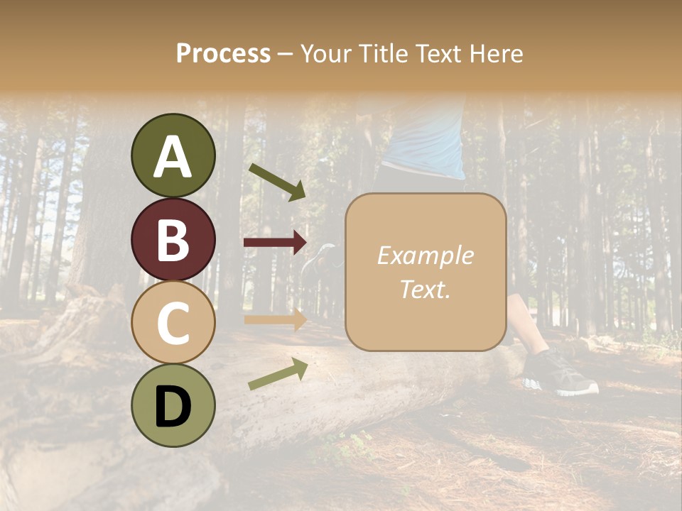 Jump Run Wellbeing PowerPoint Template