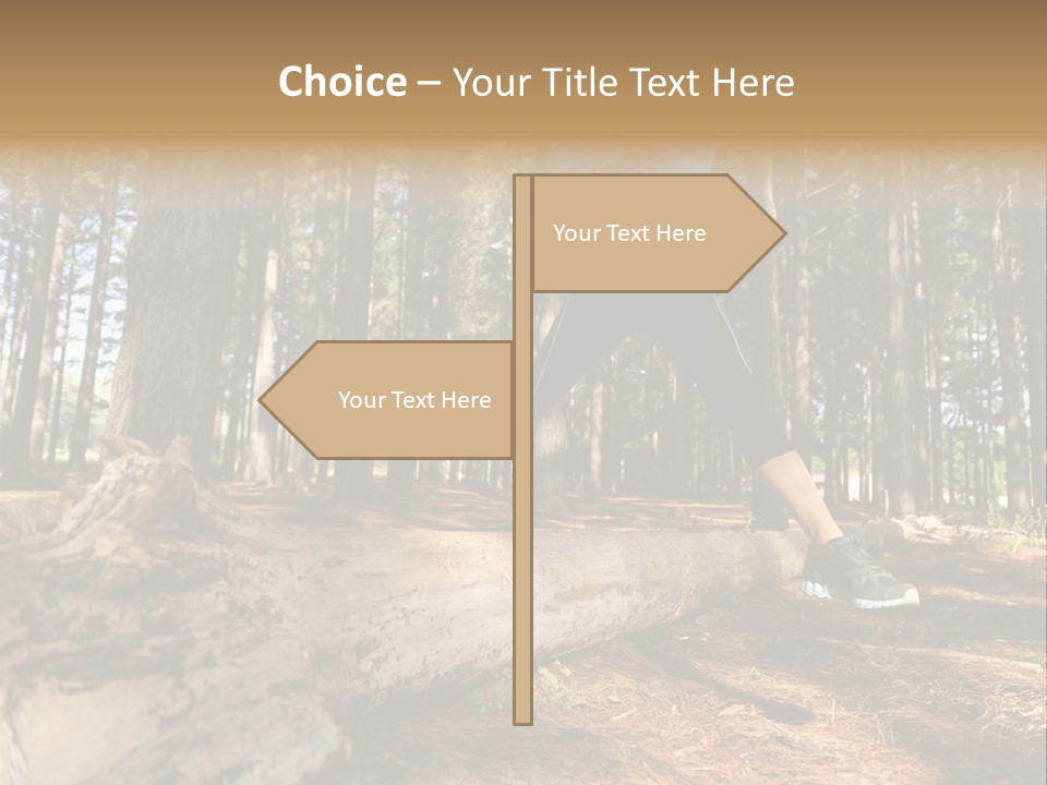 Jump Run Wellbeing PowerPoint Template