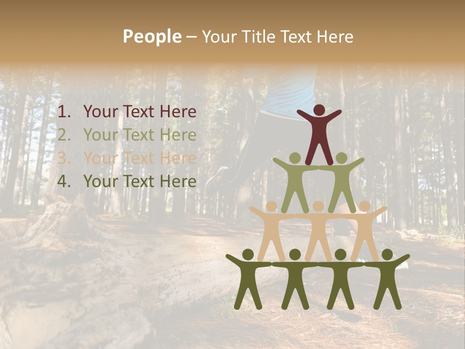 Jump Run Wellbeing PowerPoint Template