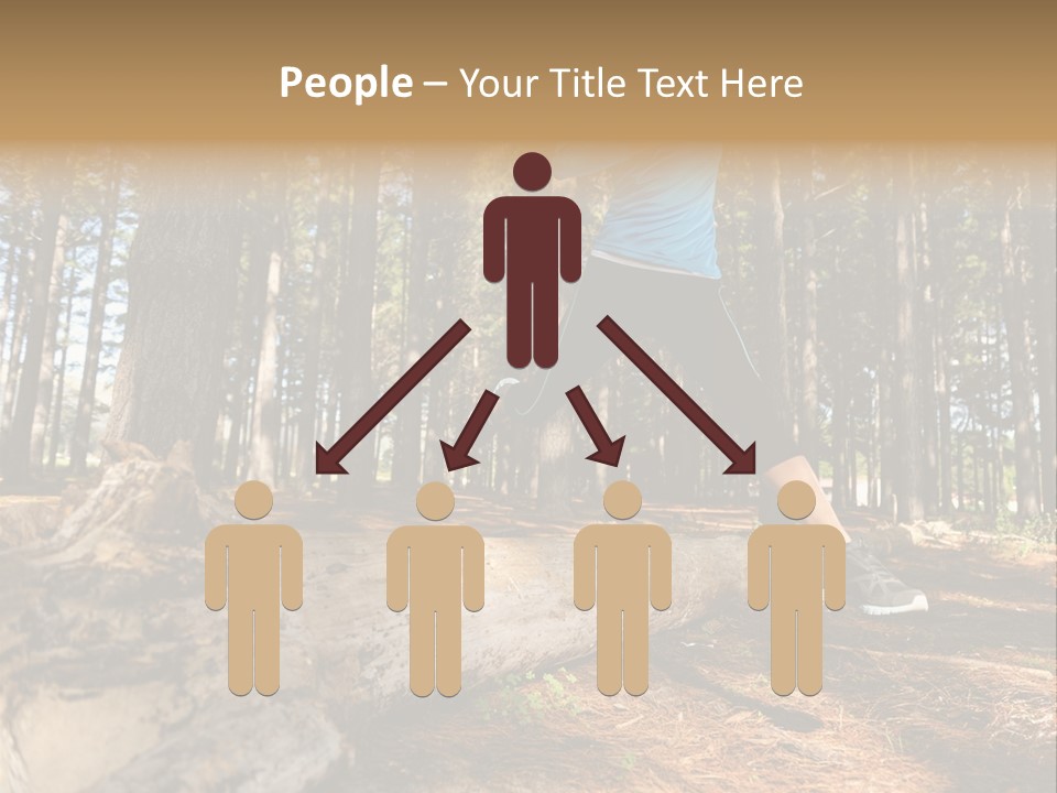 Jump Run Wellbeing PowerPoint Template