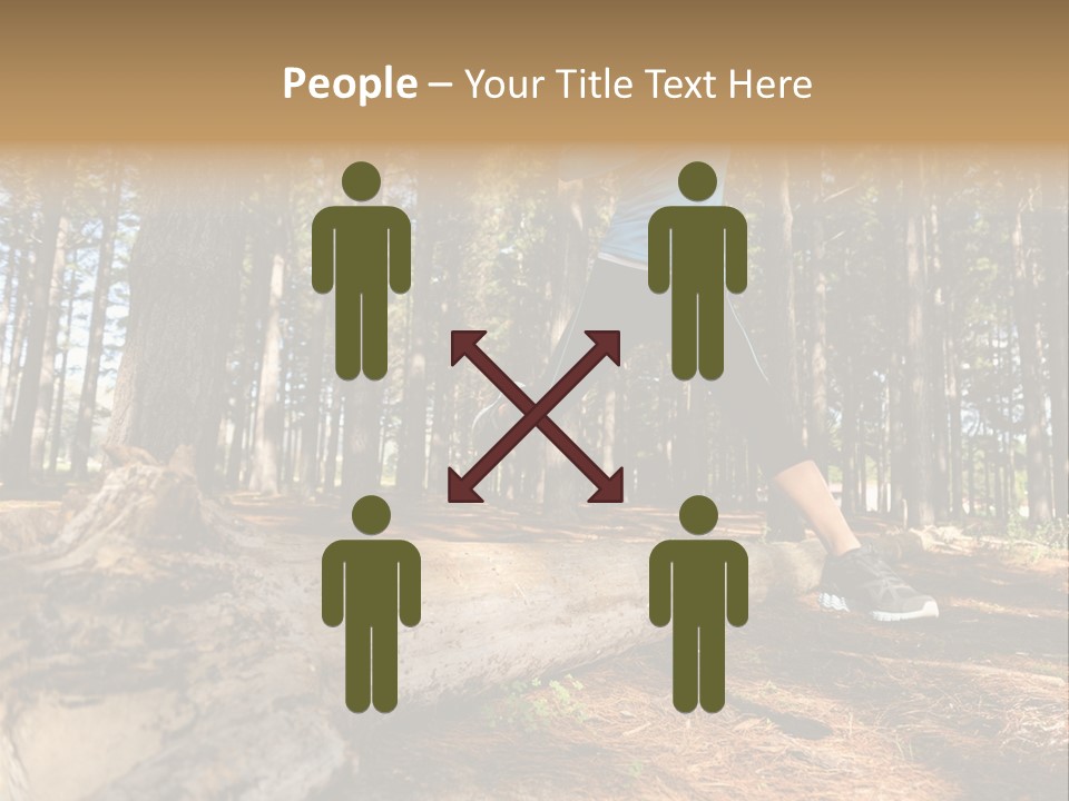 Jump Run Wellbeing PowerPoint Template