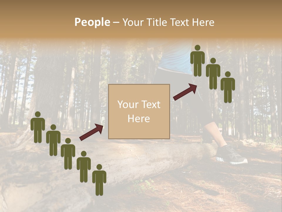 Jump Run Wellbeing PowerPoint Template