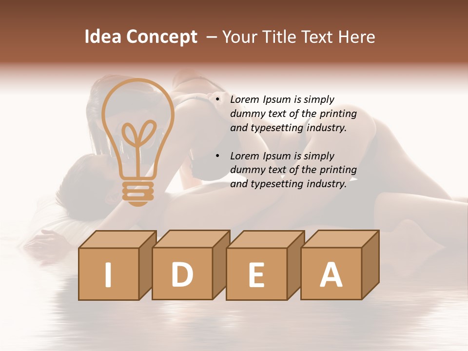 Embrace Beauty People PowerPoint Template