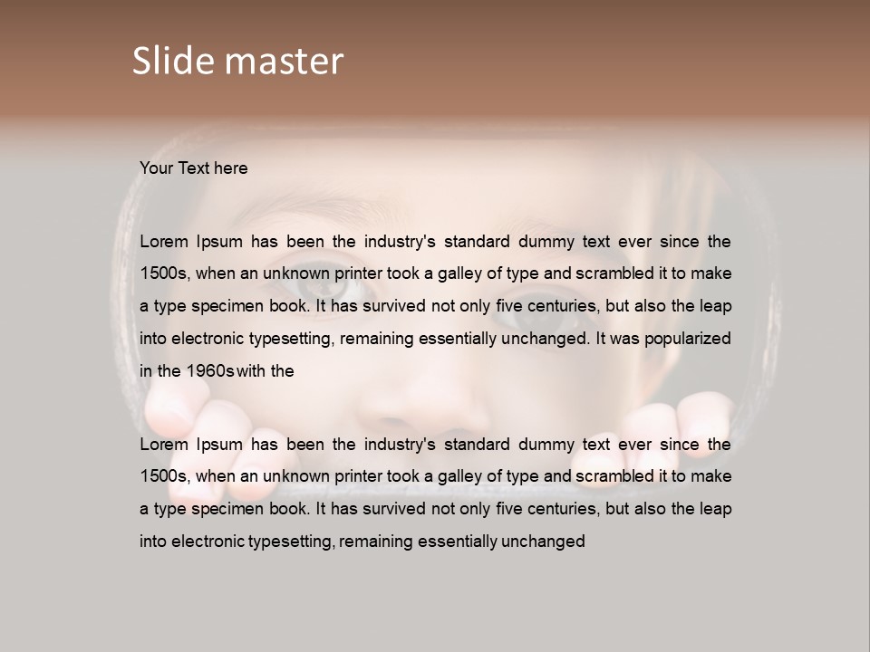 Curiosity Fence Joy PowerPoint Template