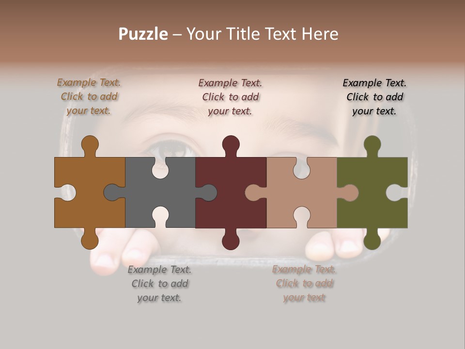 Curiosity Fence Joy PowerPoint Template