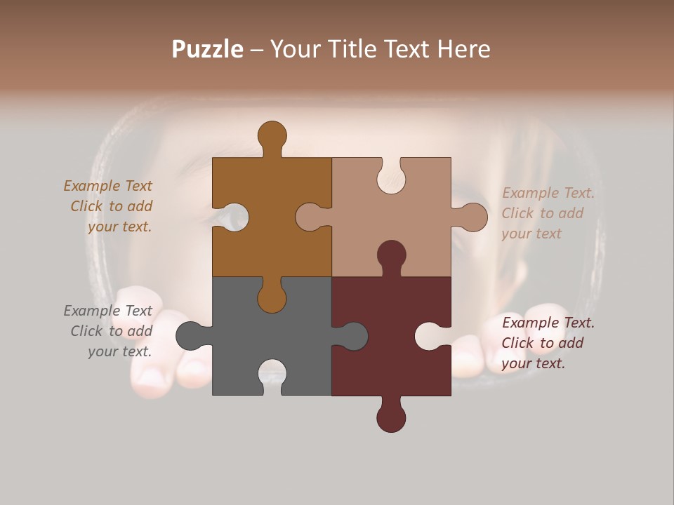 Curiosity Fence Joy PowerPoint Template