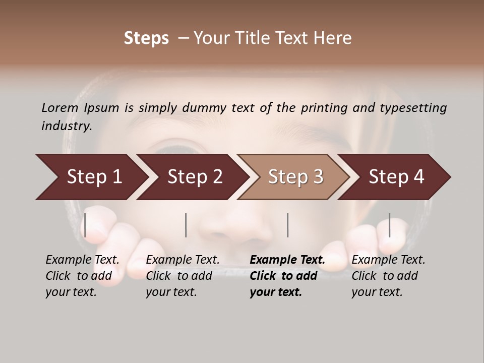 Curiosity Fence Joy PowerPoint Template