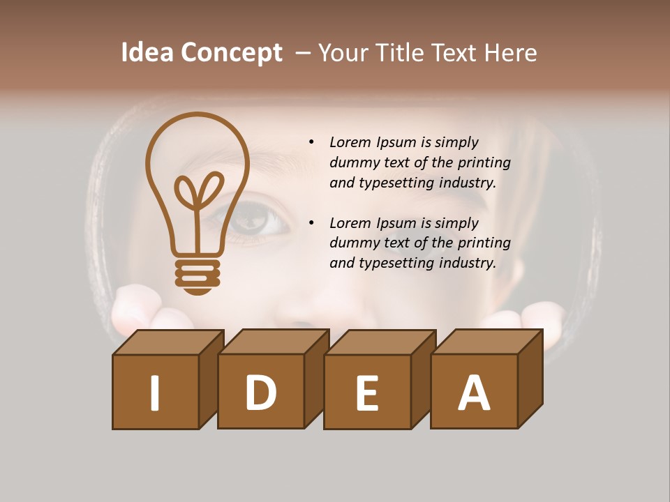 Curiosity Fence Joy PowerPoint Template