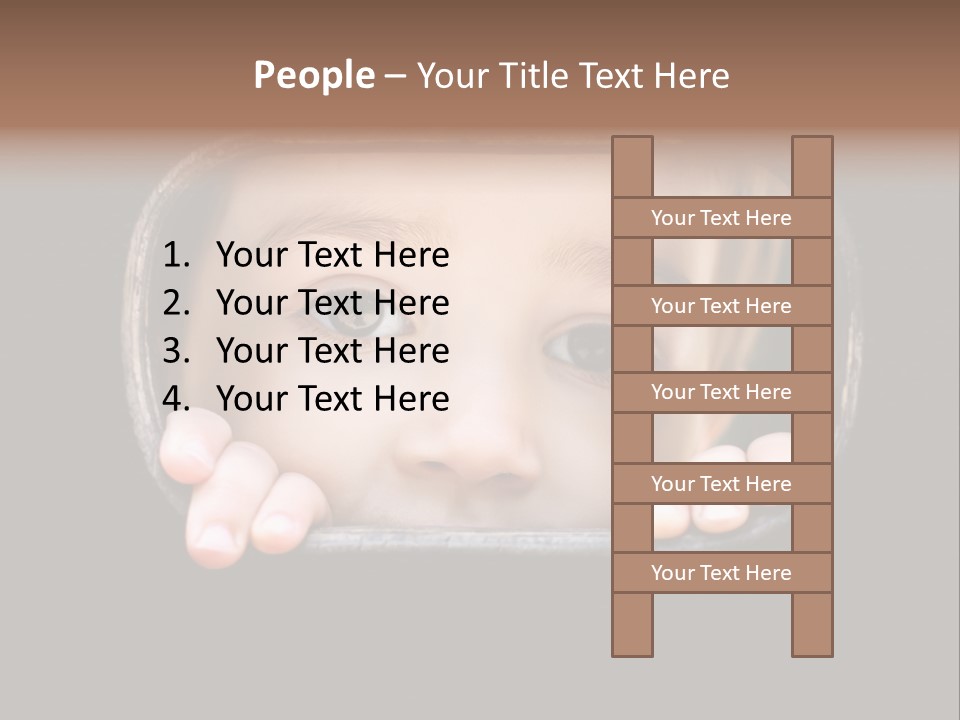 Curiosity Fence Joy PowerPoint Template