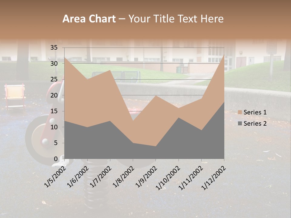 A Child's Play Area With A Red And Black Toy Bike PowerPoint Template