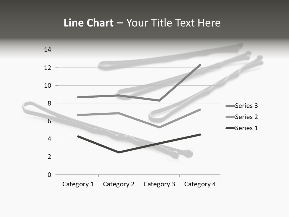 A Group Of Black Hair Clips On A White Background PowerPoint Template