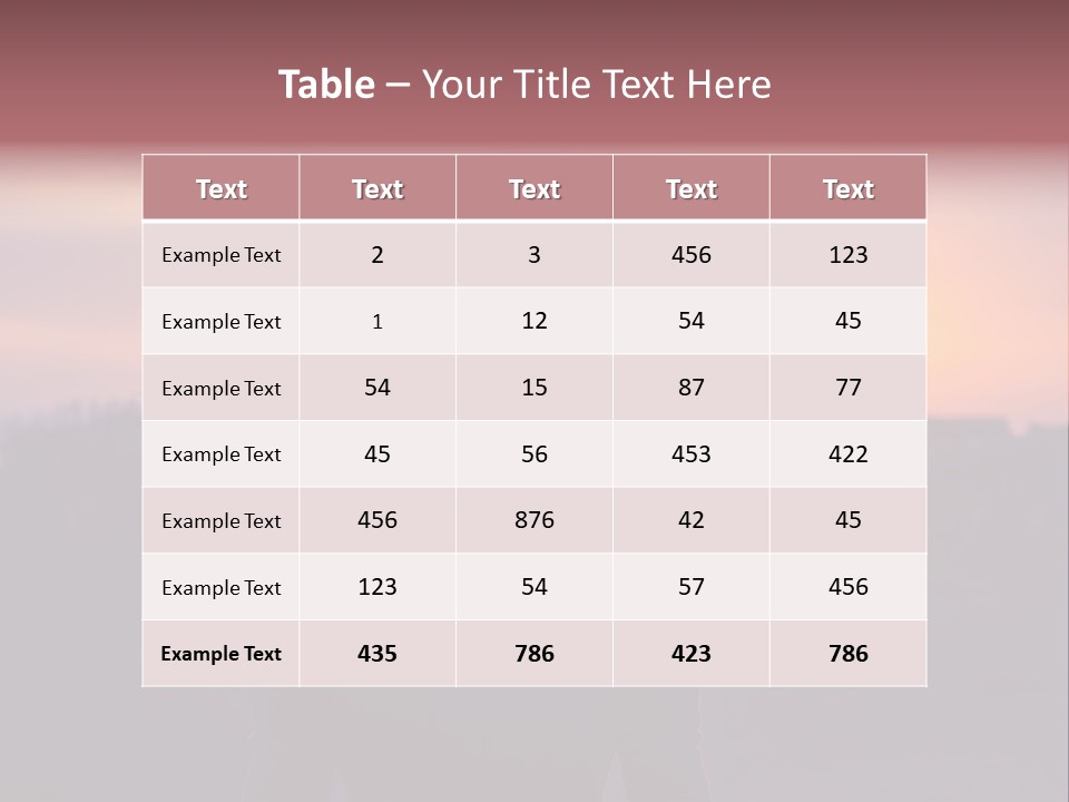 The Girl Looks At The Sunset PowerPoint Template
