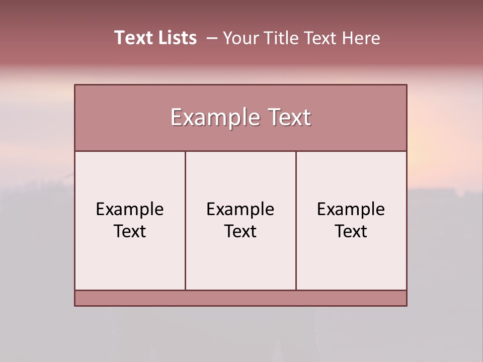 The Girl Looks At The Sunset PowerPoint Template