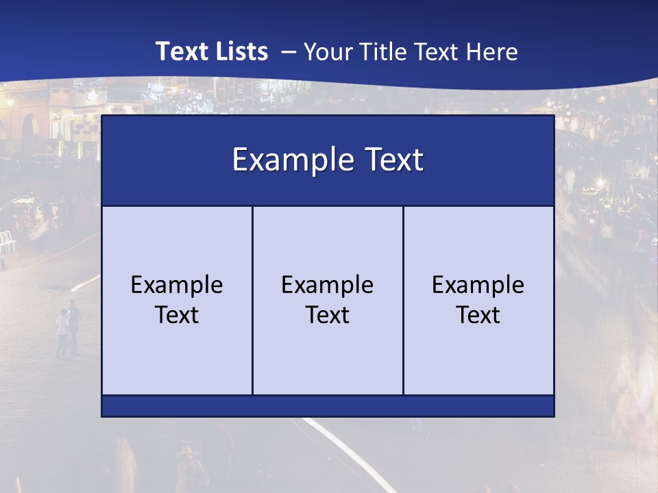 A Group Of People Walking Around A City At Night PowerPoint Template