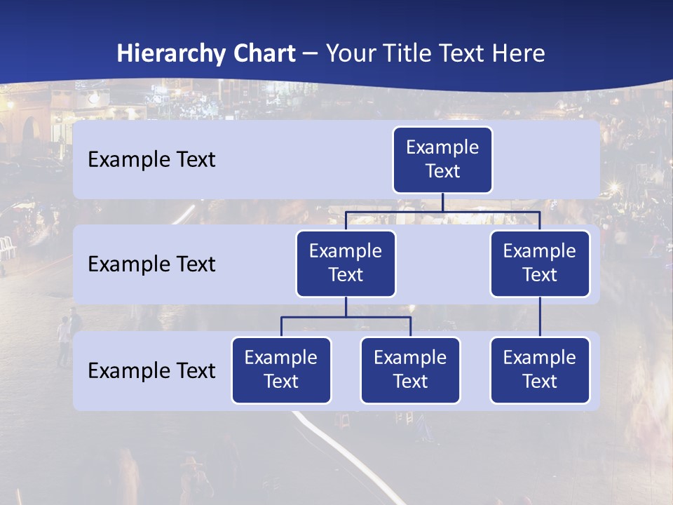 A Group Of People Walking Around A City At Night PowerPoint Template