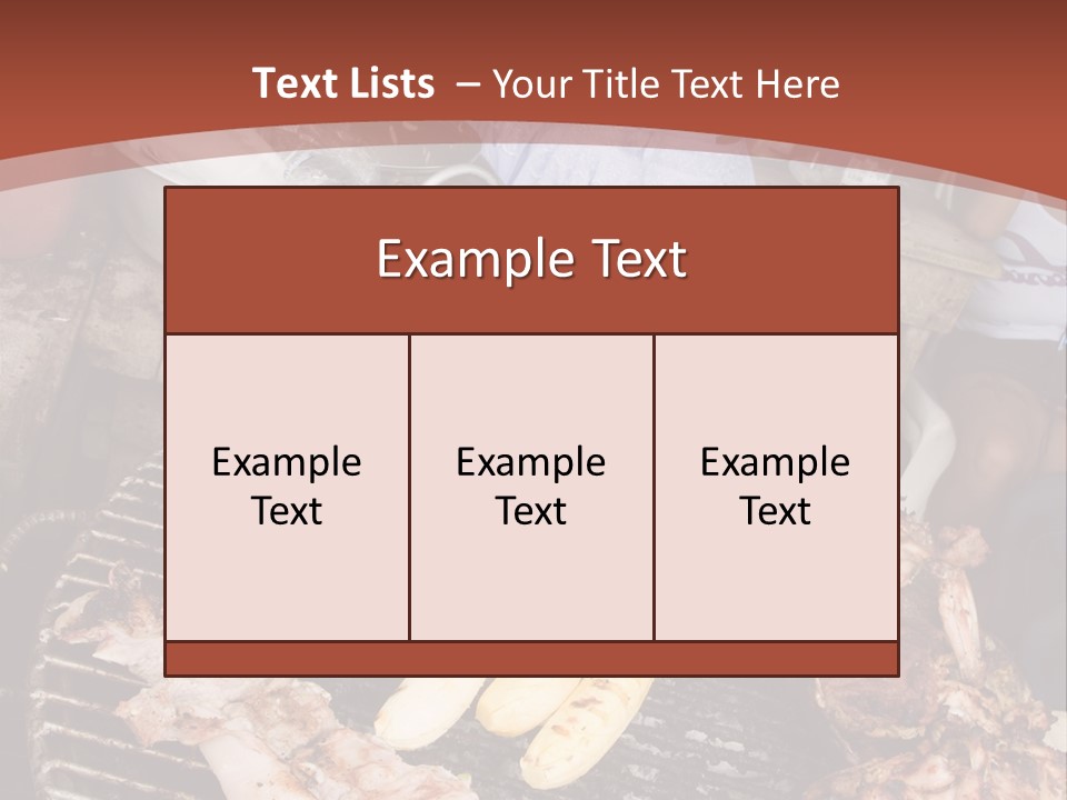 A Woman Cooking Food On A Grill With Bananas PowerPoint Template
