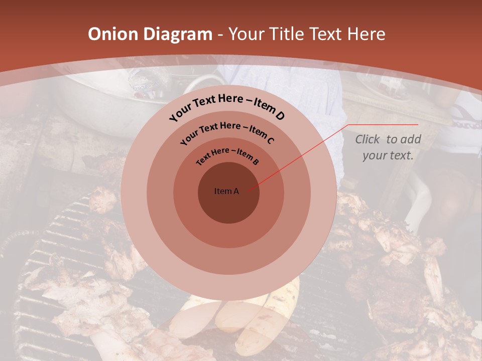 A Woman Cooking Food On A Grill With Bananas PowerPoint Template