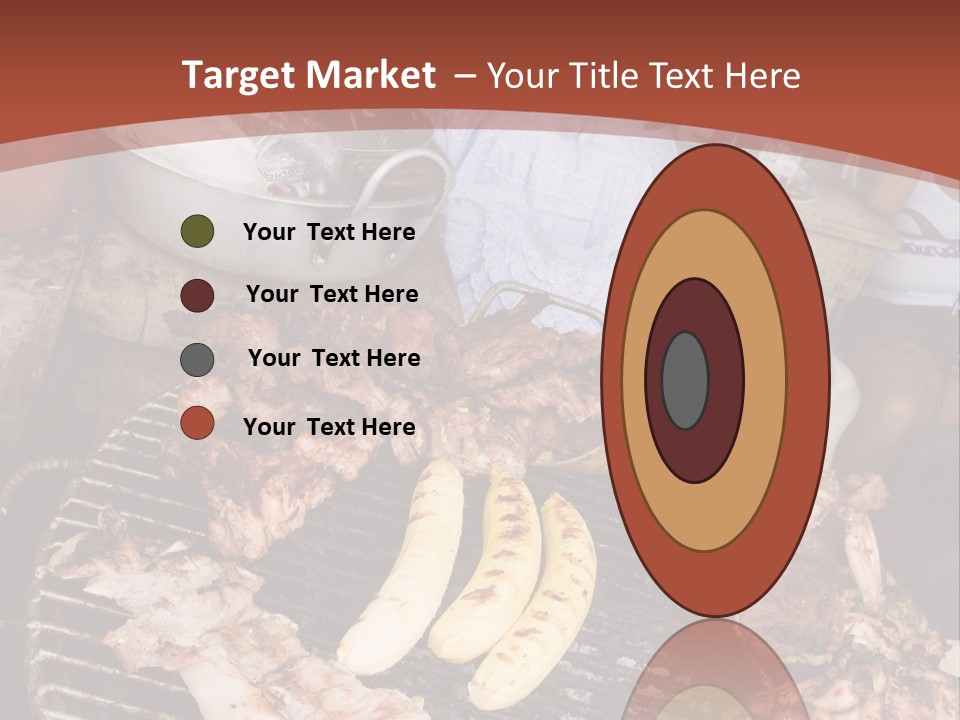 A Woman Cooking Food On A Grill With Bananas PowerPoint Template