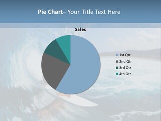 A Man Riding A Wave On Top Of A Surfboard PowerPoint Template