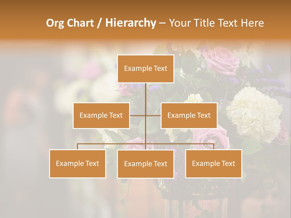 A Vase Filled With Lots Of Purple And White Flowers PowerPoint Template