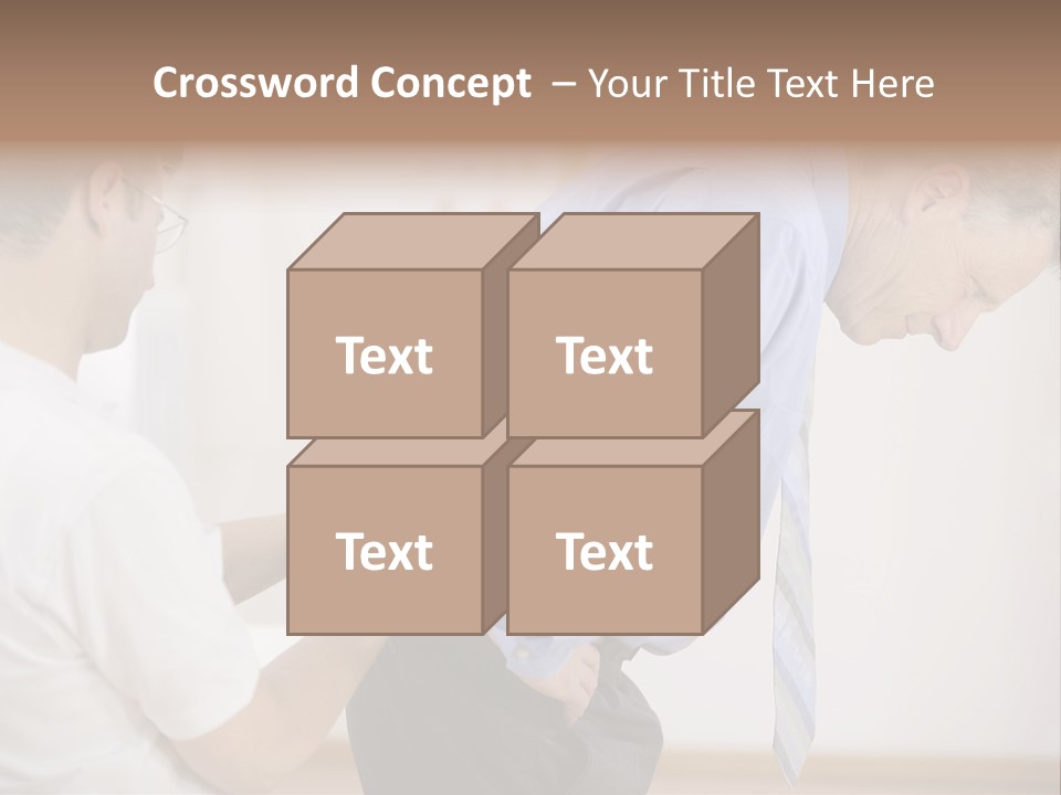 A Man Helping Another Man With His Tie PowerPoint Template