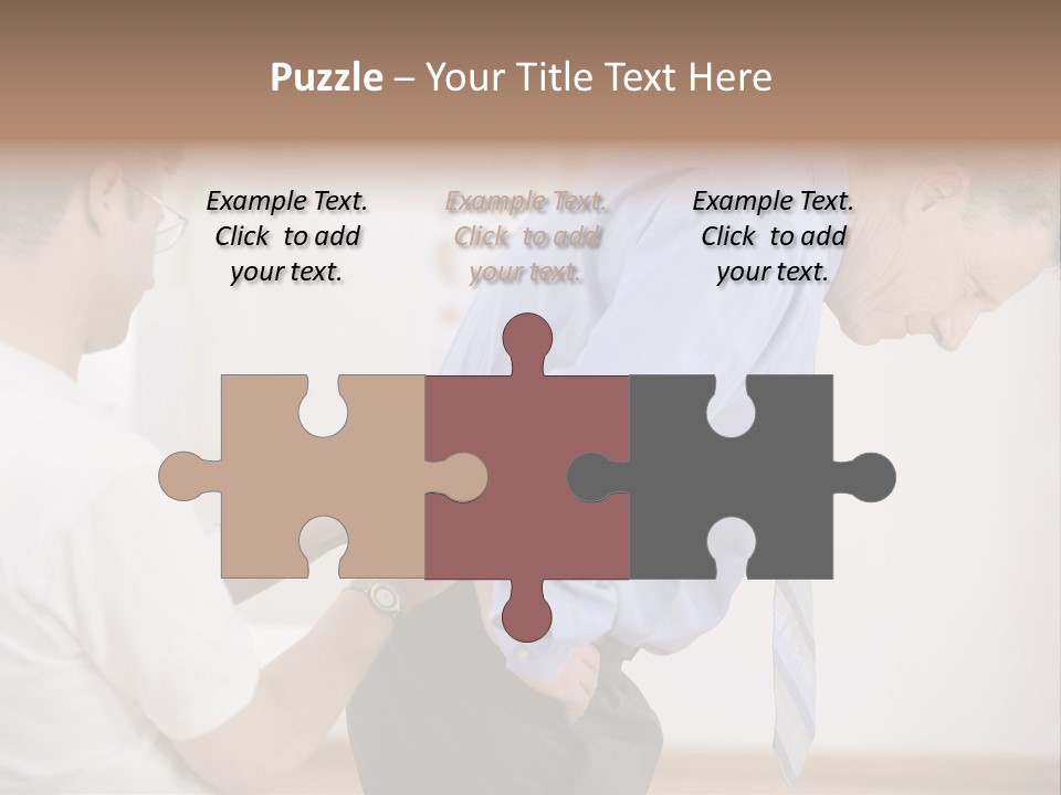 A Man Helping Another Man With His Tie PowerPoint Template