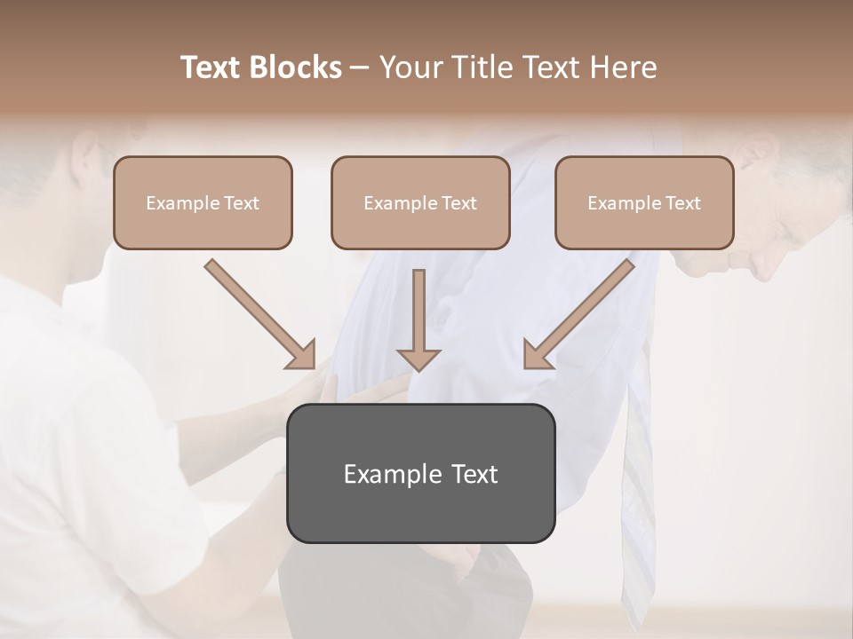 A Man Helping Another Man With His Tie PowerPoint Template