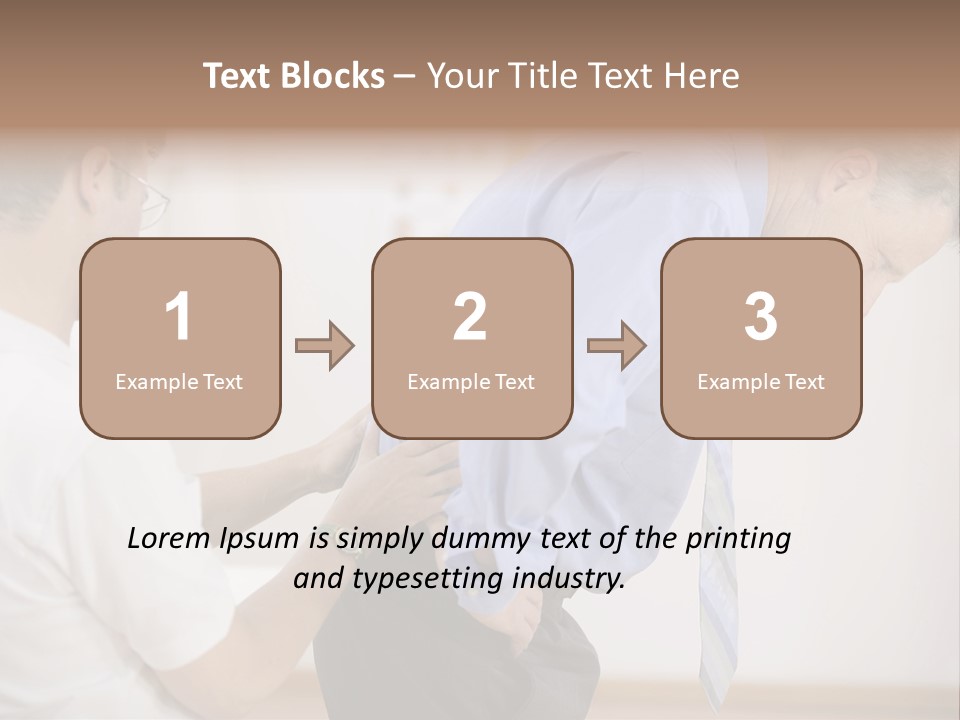 A Man Helping Another Man With His Tie PowerPoint Template