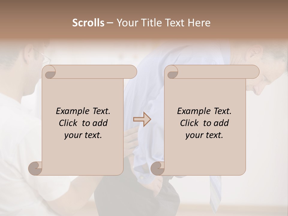 A Man Helping Another Man With His Tie PowerPoint Template