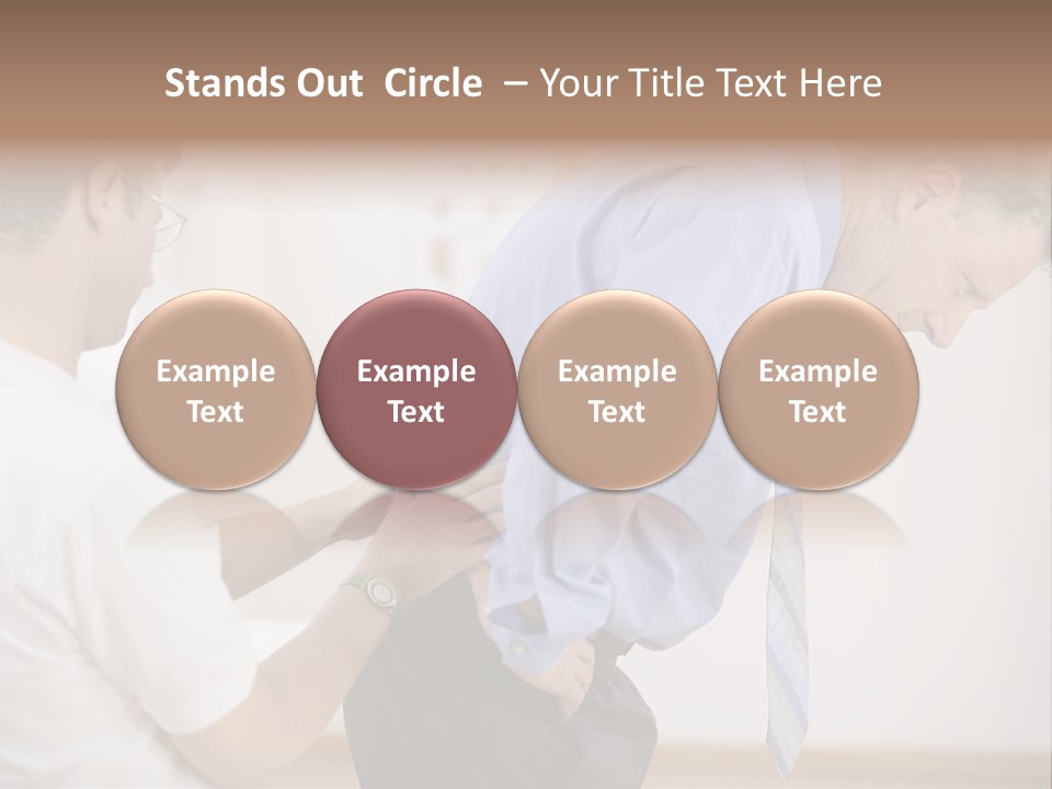 A Man Helping Another Man With His Tie PowerPoint Template