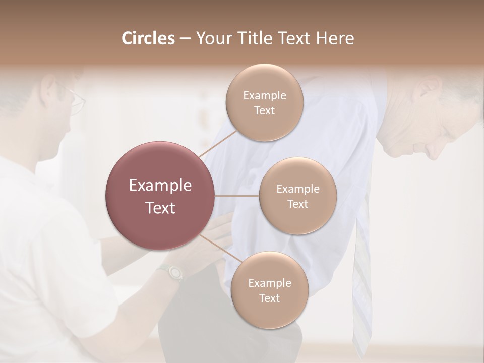 A Man Helping Another Man With His Tie PowerPoint Template