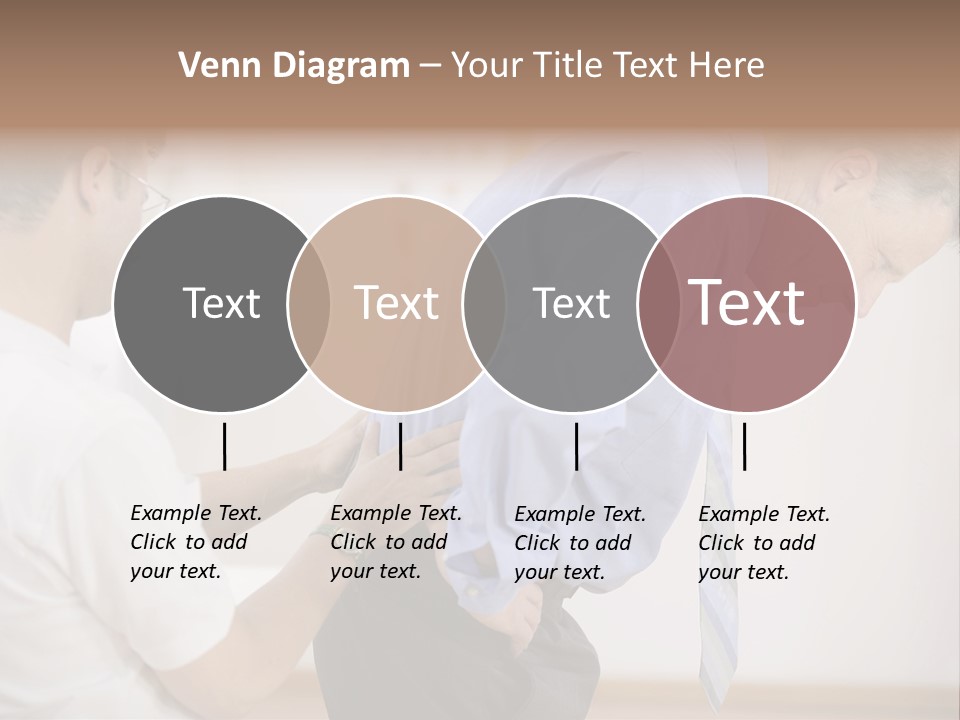 A Man Helping Another Man With His Tie PowerPoint Template