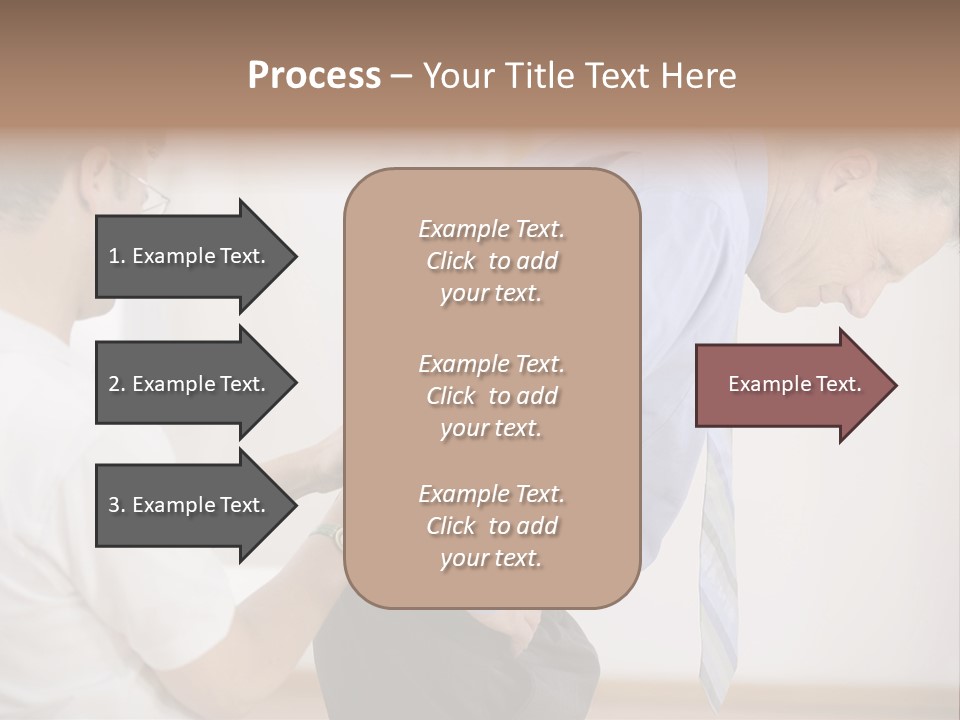 A Man Helping Another Man With His Tie PowerPoint Template