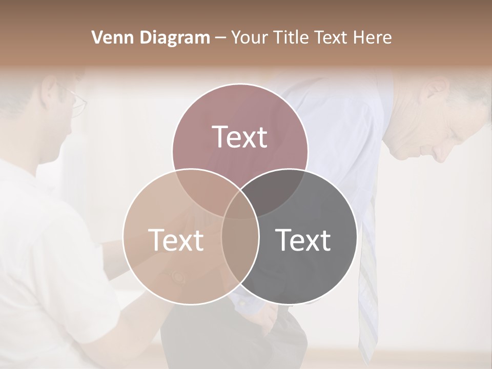 A Man Helping Another Man With His Tie PowerPoint Template