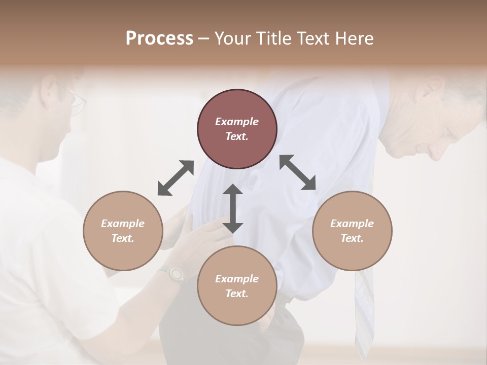 A Man Helping Another Man With His Tie PowerPoint Template