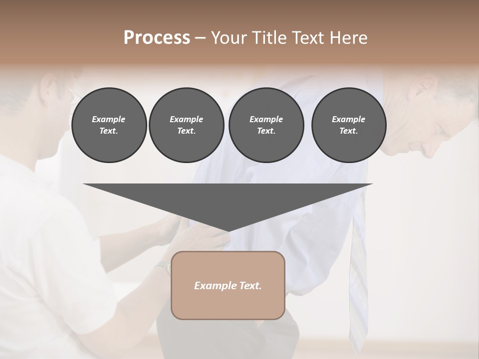 A Man Helping Another Man With His Tie PowerPoint Template